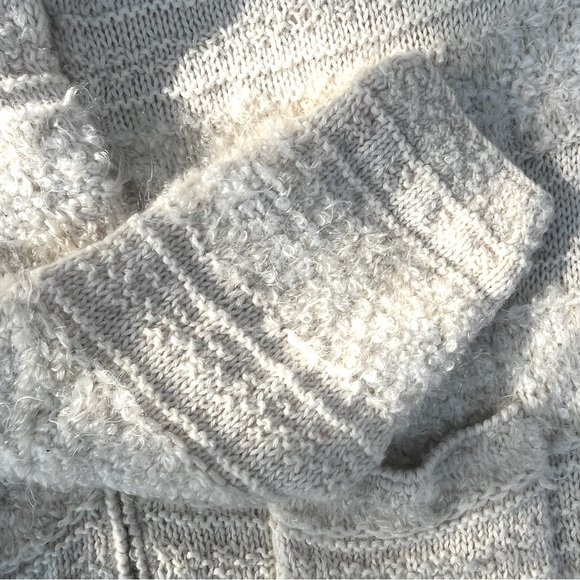 Vintage Hand knit Jones New York Wool Alpaca Mohair Cardigan - Picture 4 of 5